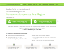 Tablet Screenshot of hausverwalter-vermittlung.de